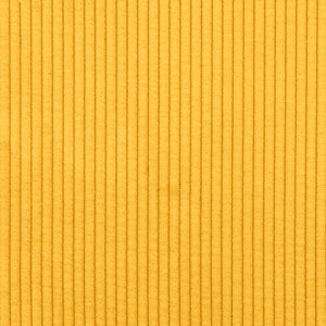 Hellgelbe Cord Chaiselongue mit Kissen