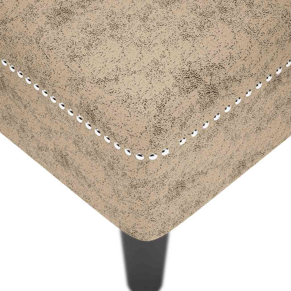 Chaiselongue Hellgrau Kunstleder Rechte Armlehne