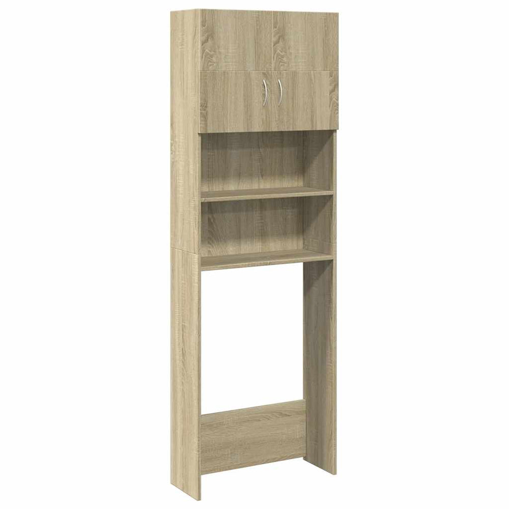 Waschmaschinenschrank Sonoma Eiche 64x25,5x190 cm