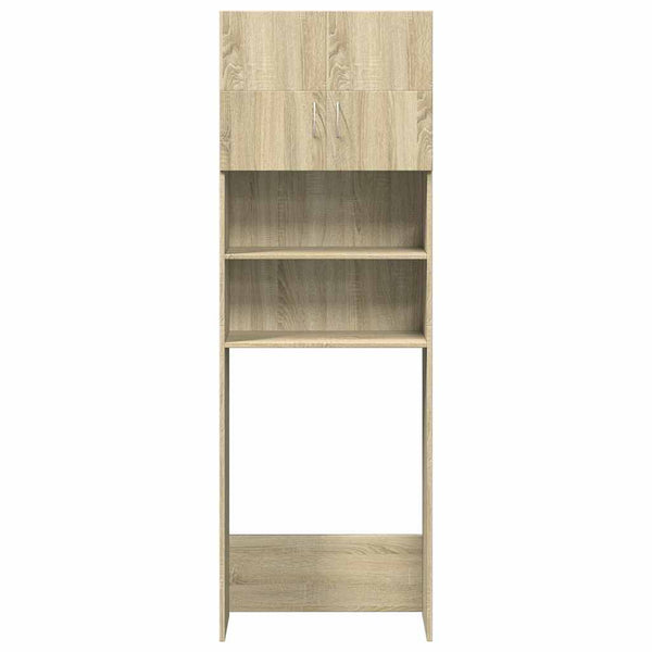 Waschmaschinenschrank Sonoma Eiche 64x25,5x190 cm