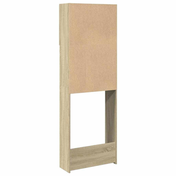 Waschmaschinenschrank Sonoma Eiche 64x25,5x190 cm