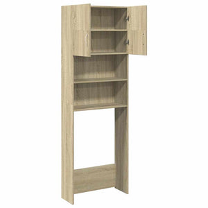 Waschmaschinenschrank Sonoma Eiche 64x25,5x190 cm