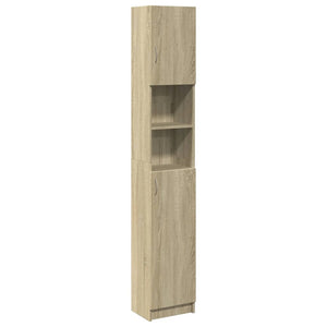 Badezimmerschrank Sonoma Eiche 32x25,5x190 cm