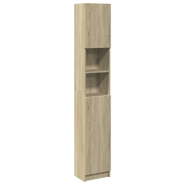Badezimmerschrank Sonoma Eiche 32x25,5x190 cm