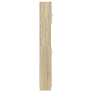 Badezimmerschrank Sonoma Eiche 32x25,5x190 cm