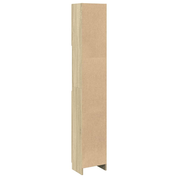 Badezimmerschrank Sonoma Eiche 32x25,5x190 cm