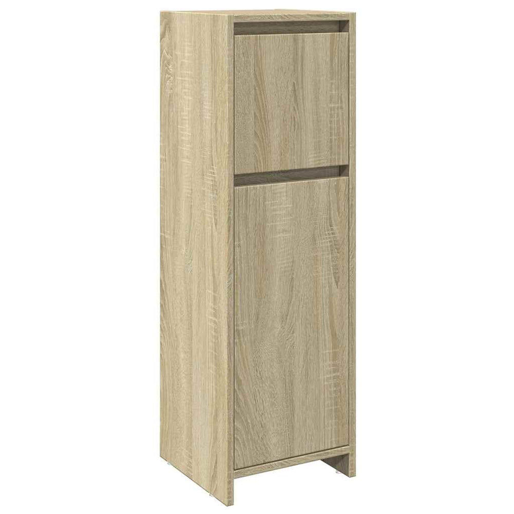 vidaXL Meuble de salle de bain chêne Sonoma 30x30x95 cm Bois d'ingénierie