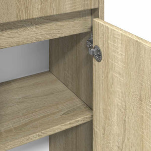 Badezimmerschrank Sonoma Eiche 30x30x95 cm