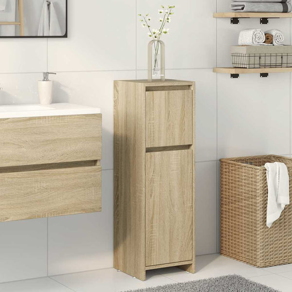 Badezimmerschrank Sonoma Eiche 30x30x95 cm