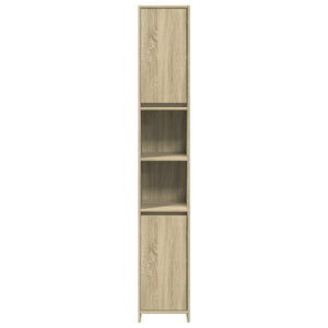 Badezimmerschrank Sonoma Eiche 30x30x183,5cm