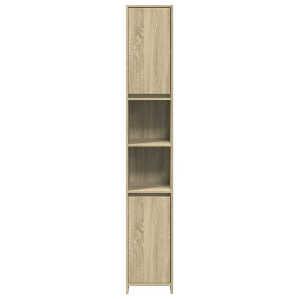 Badezimmerschrank Sonoma Eiche 30x30x183,5cm