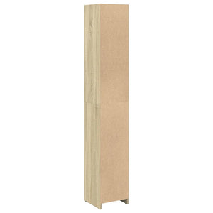 Badezimmerschrank Sonoma Eiche 30x30x183,5cm