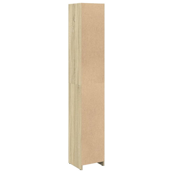 Badezimmerschrank Sonoma Eiche 30x30x183,5cm