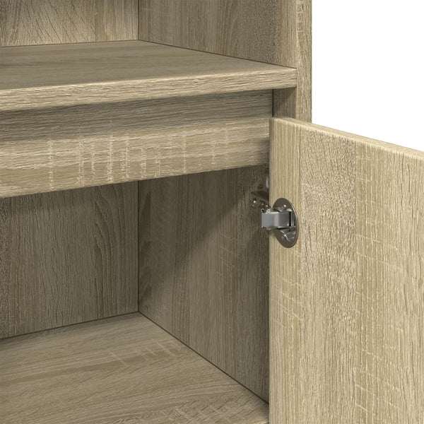 Badezimmerschrank Sonoma Eiche 30x30x183,5cm
