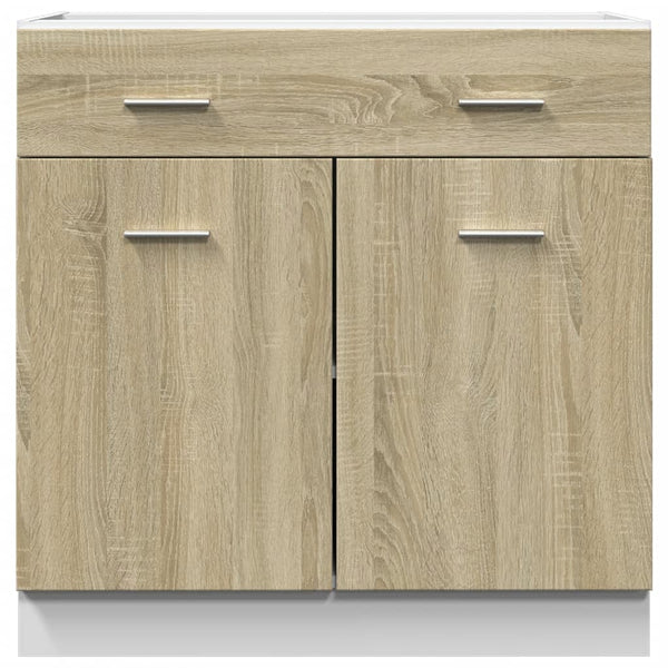 Küchen Unterschrank Lyon Sonoma-Eiche 80 cm