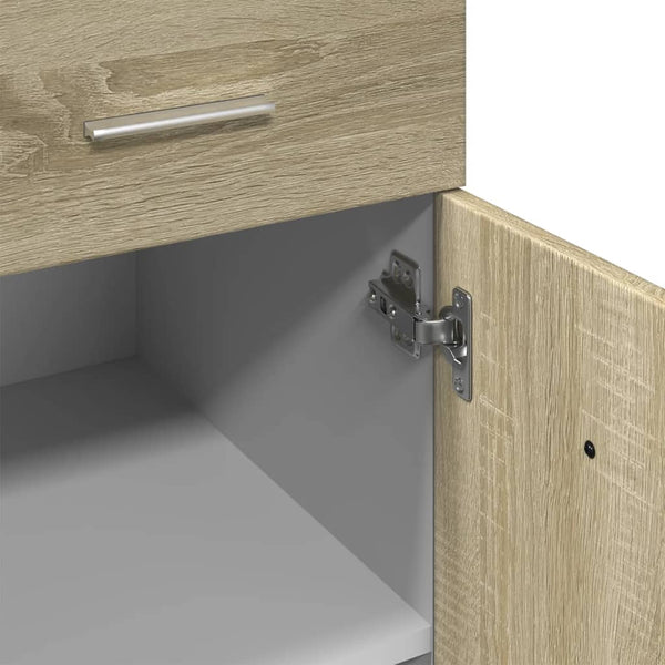 Küchen Unterschrank Lyon Sonoma-Eiche 80 cm