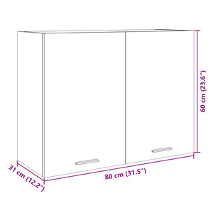 Hängeschrank Lyon Sonoma-Eiche 80 cm