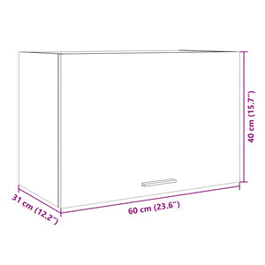 Hängeschrank Lyon Sonoma-Eiche 60 cm