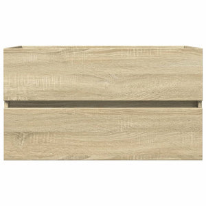 Waschbeckenunterschrank Sonoma-Eiche 80cm