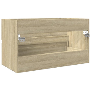 Waschbeckenunterschrank Sonoma-Eiche 80cm