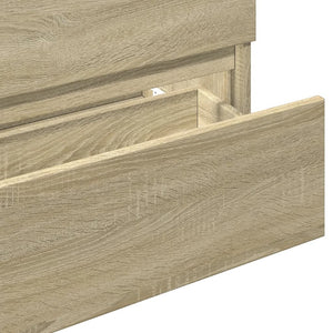 Waschbeckenunterschrank Sonoma-Eiche 80cm
