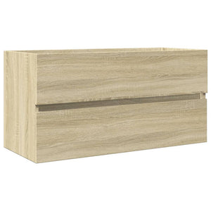 Waschbeckenunterschrank Sonoma-Eiche 90cm