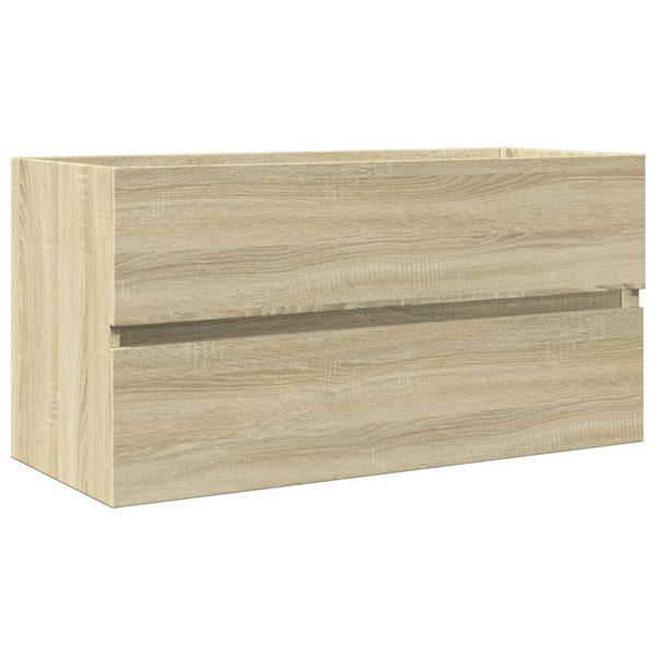 Waschbeckenunterschrank Sonoma-Eiche 90cm
