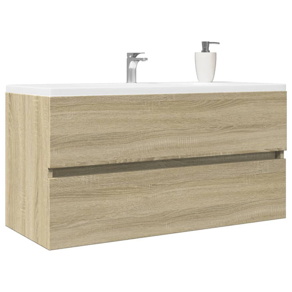 Waschbeckenunterschrank Sonoma-Eiche 90cm