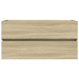 Waschbeckenunterschrank Sonoma-Eiche 90cm