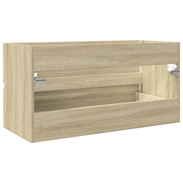 Waschbeckenunterschrank Sonoma-Eiche 90cm
