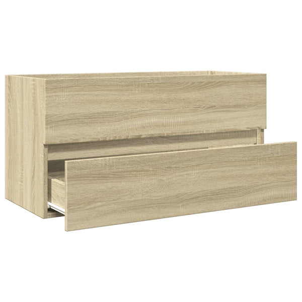 Waschbeckenunterschrank Sonoma-Eiche 90cm