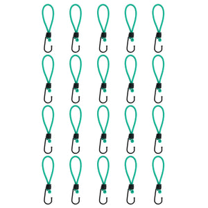 Spanngummis mit Haken, 15 cm, 20 Stück