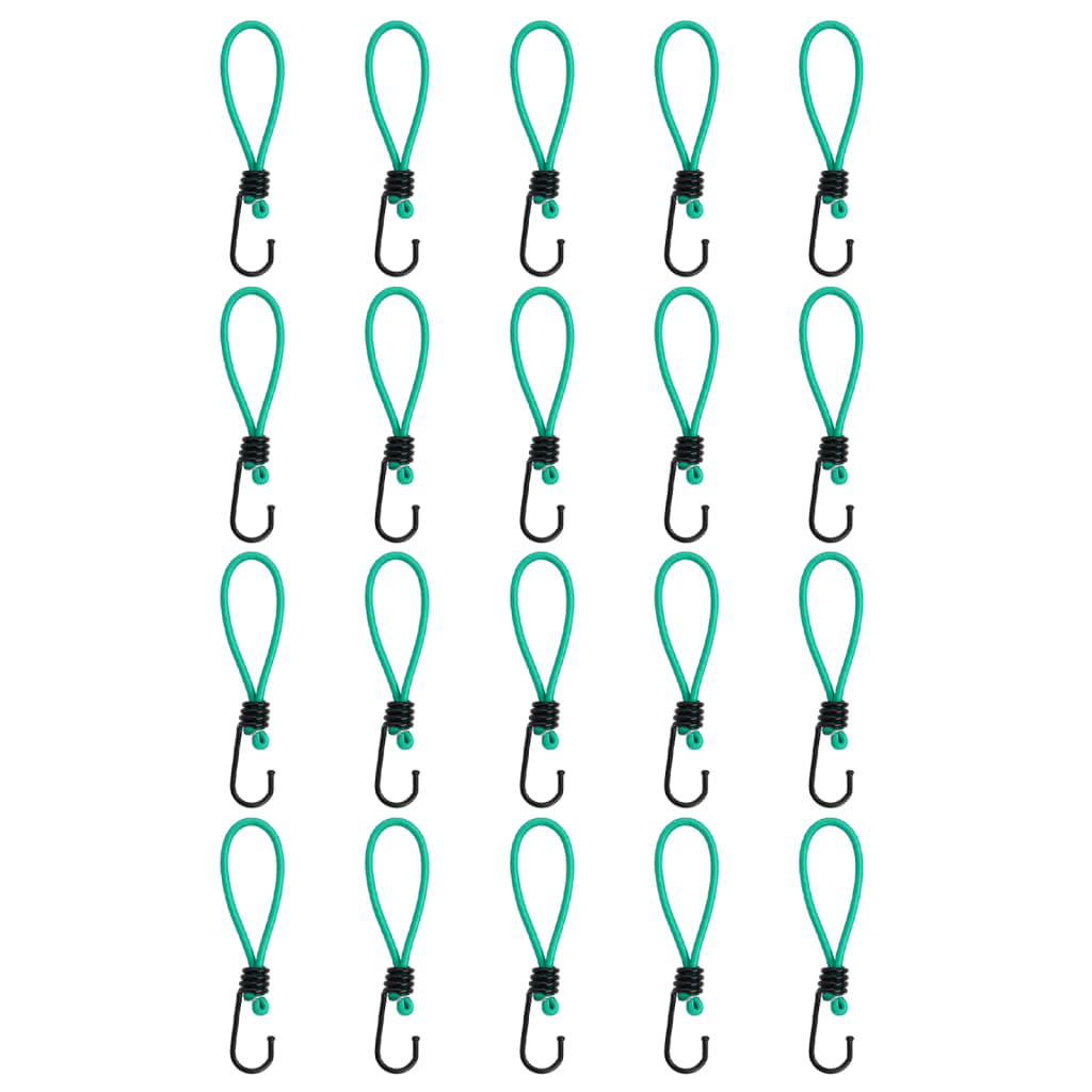 Spanngummis mit Haken, 15 cm, 20 Stück