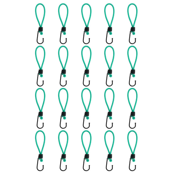 Spanngummis mit Haken, 15 cm, 20 Stück