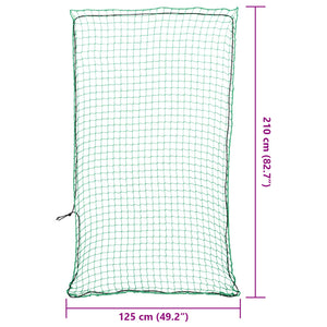 Anhängernetz Grün 2,1x1,25 m mit Gummiseil
