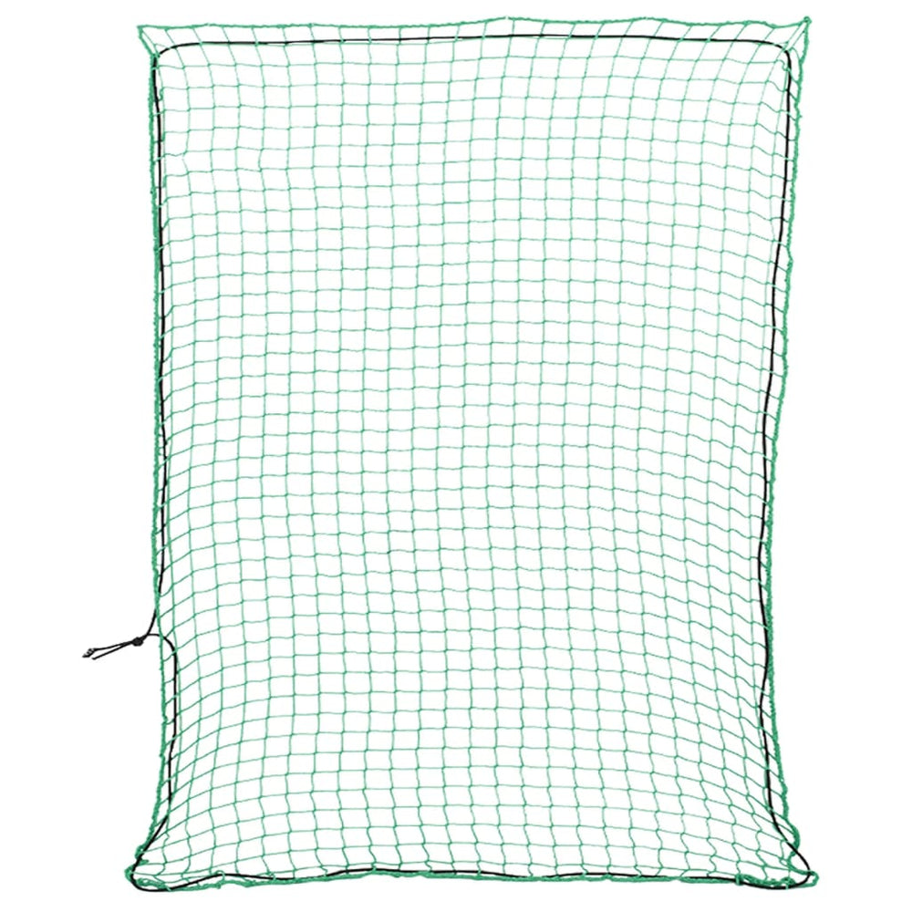 Grünes Anhängernetz mit Gummiseil, 3,5x3 m