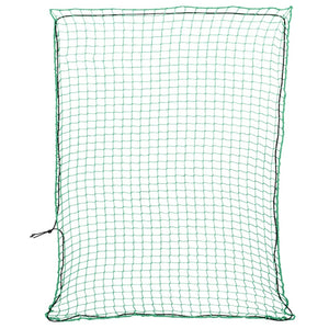 Grünes Anhängernetz mit Gummiseil, 3,5x3 m