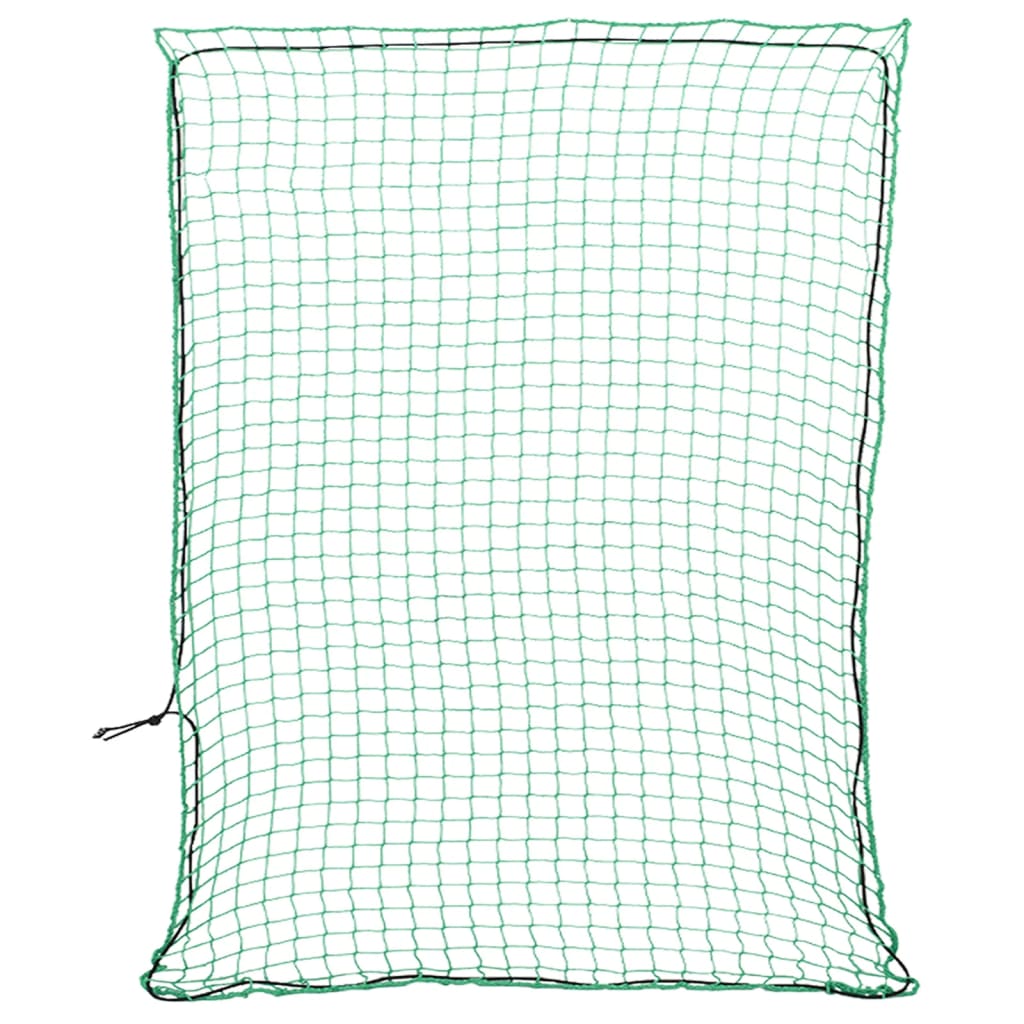Grünes Anhängernetz mit Gummiseil, 3,5x3 m