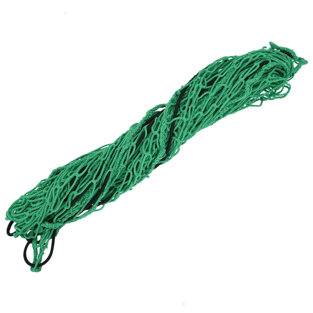 Grünes Anhängernetz mit Gummiseil, 3,5x3 m