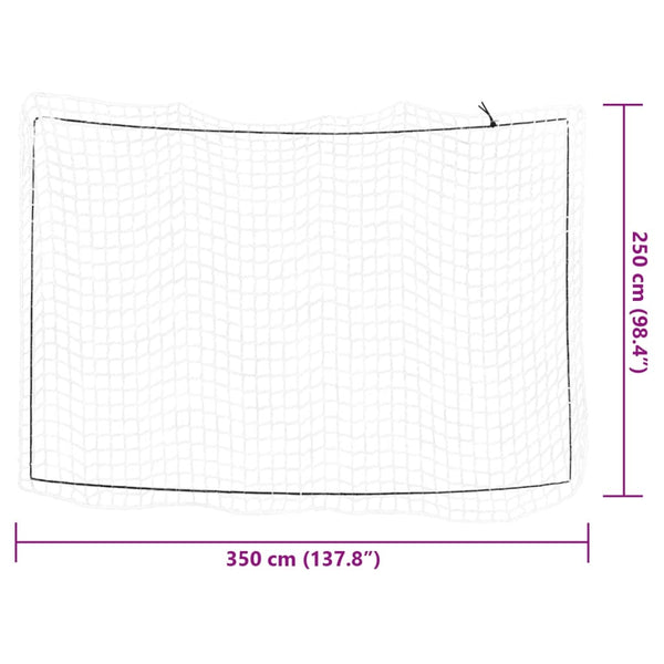 Anhängernetz mit Gummiseil 3,5x2,5 m