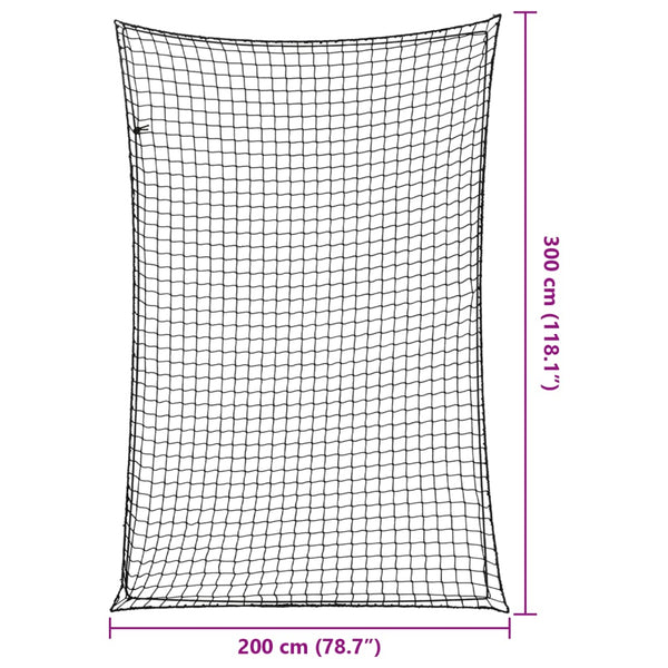 Anhängernetz mit Gummiseil 3x2m
