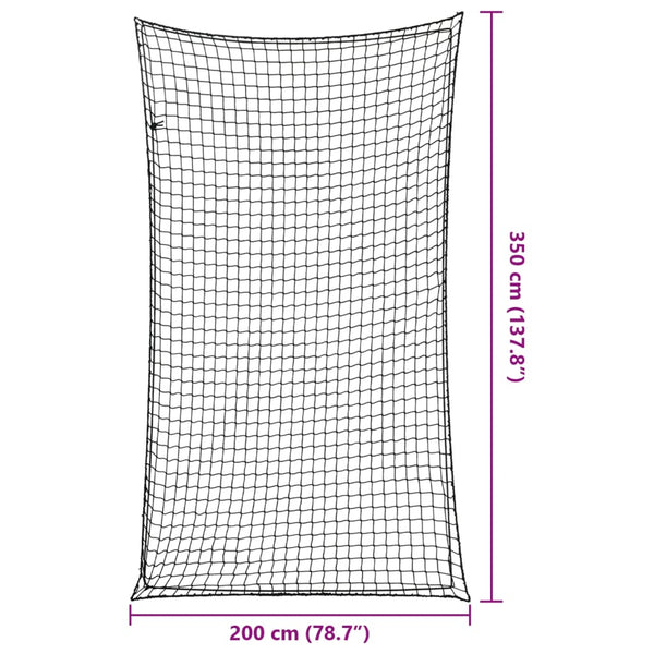 Anhängernetz mit Gummiseil 3,5x2m