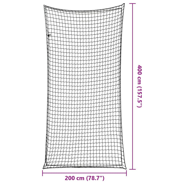 Anhängernetz 4x2 m mit Gummiseil