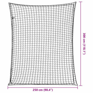 Anhängernetz mit Gummiseil 3x2,5 m