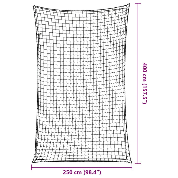 Anhängernetz mit Gummiseil 4x2,5 m