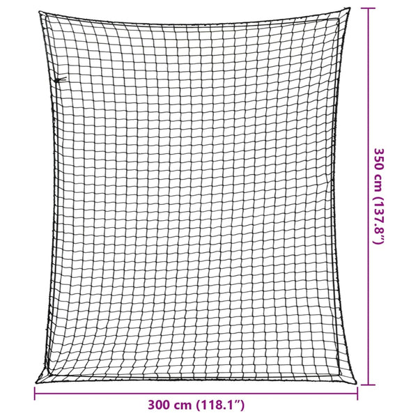Anhängernetz mit Gummiseil 3,5x3m