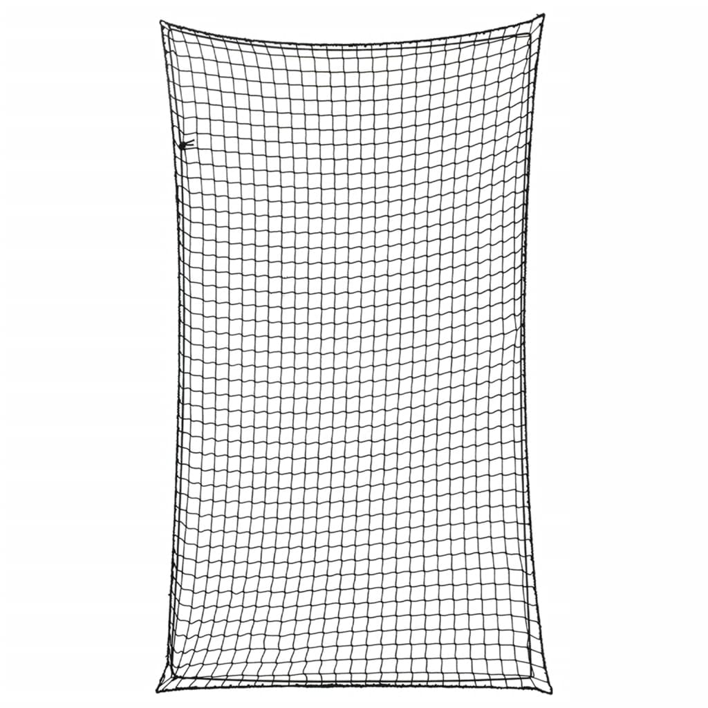vidaXL Filet de remorque avec corde élastique Noir 6x3,5 m PP