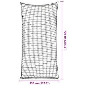 Anhängernetz mit Gummiseil 7x3,5m