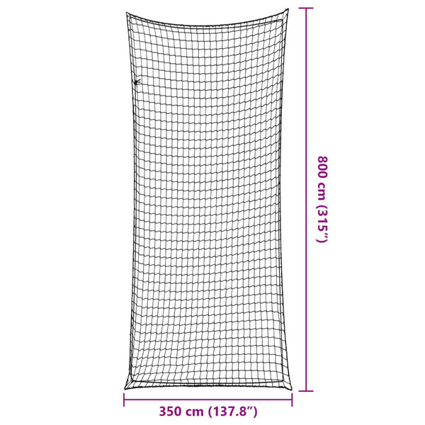 Anhängernetz mit Gummiseil 8x3,5 m