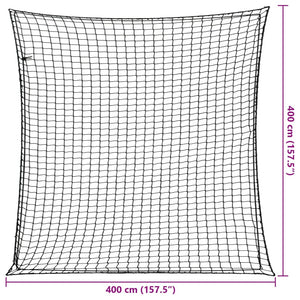 Anhängernetz 4x4 m mit Gummiseil